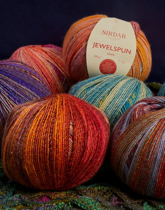 Sirdar Jewelspun Aran - 200g Balls - Various Colours