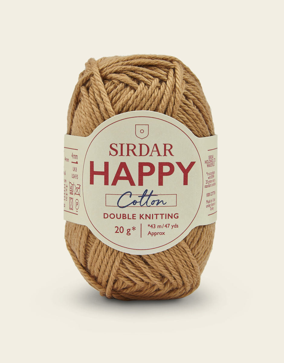 Sirdar Happy Cotton DK - 100% Cotton DK Yarn In A Mini 20g ball