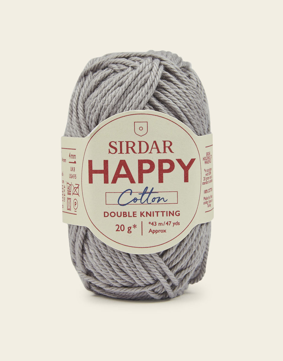 Sirdar Happy Cotton DK - 100% Cotton DK Yarn In A Mini 20g ball