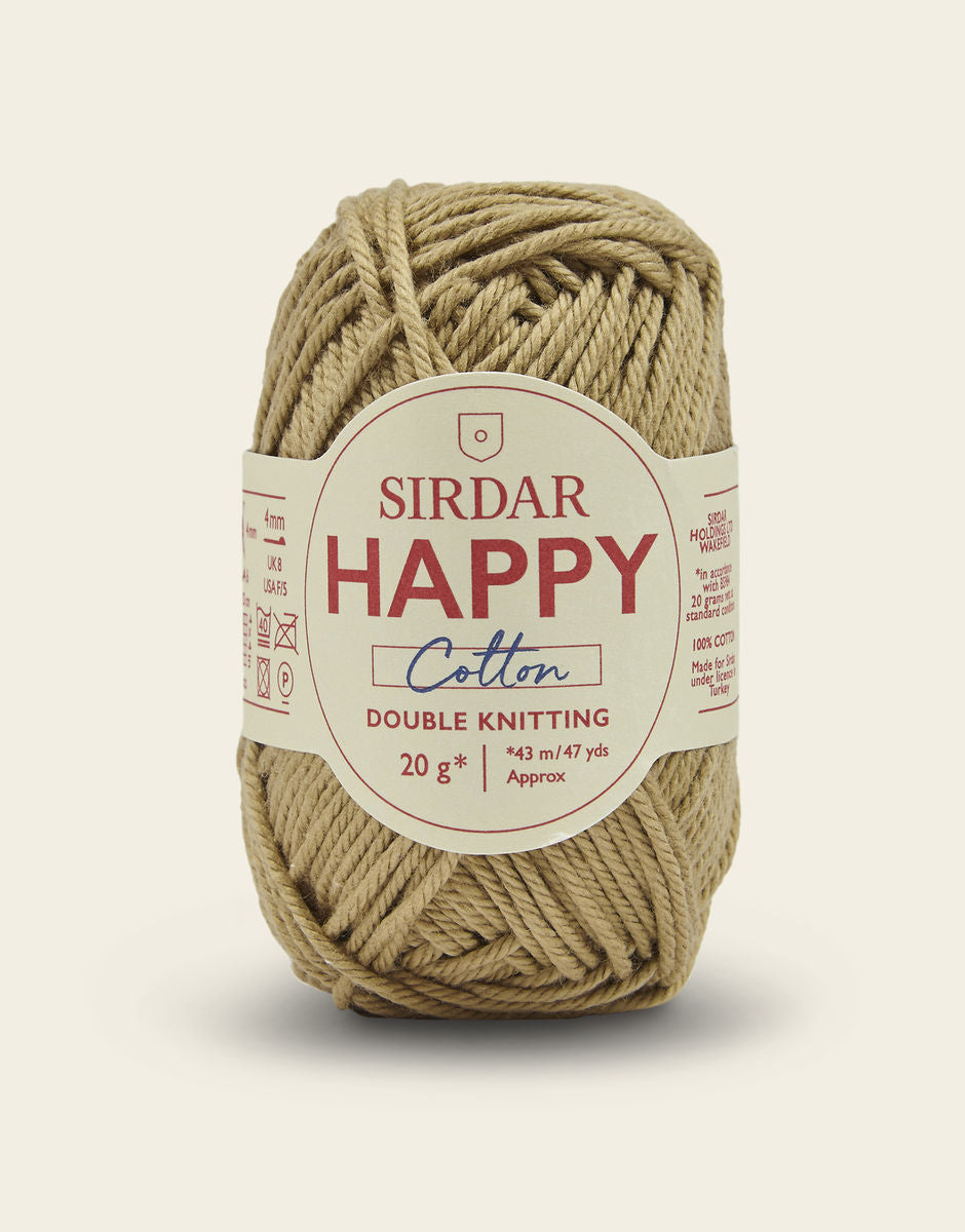 Sirdar Happy Cotton DK - 100% Cotton DK Yarn In A Mini 20g ball