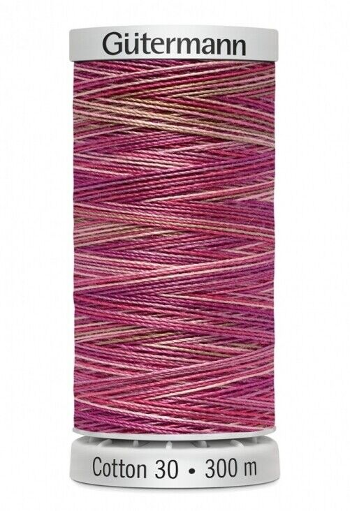 Gutermann Sulky Cotton No.30: Variegated: 300m Spools - Various Colours