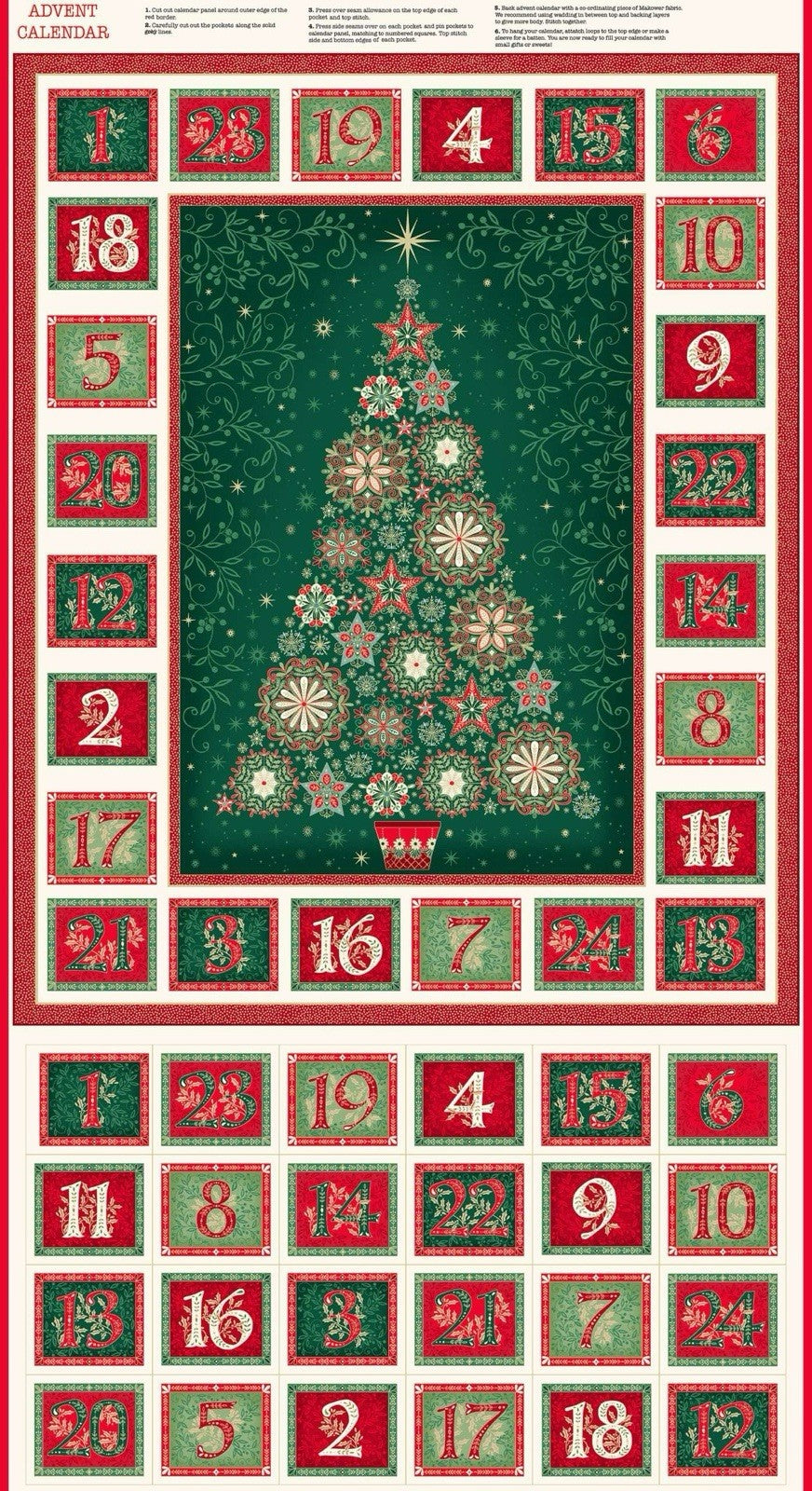 Good Tidings Advent Calendar All You Need Fabric Pack