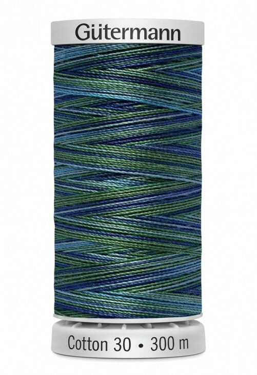Gutermann Sulky Cotton No.30: Variegated: 300m Spools - Various Colours