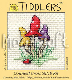 Mouseloft Small Cross Stitch Kits - Stitchlets plus Tiddlers
