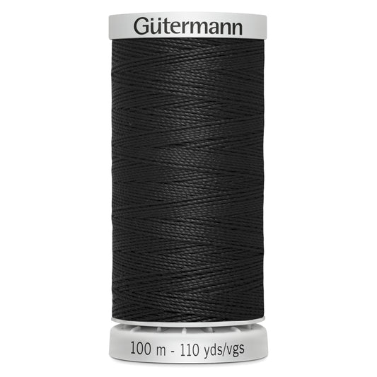 Extra Upholstery Thread - 100m Colour 000 Black