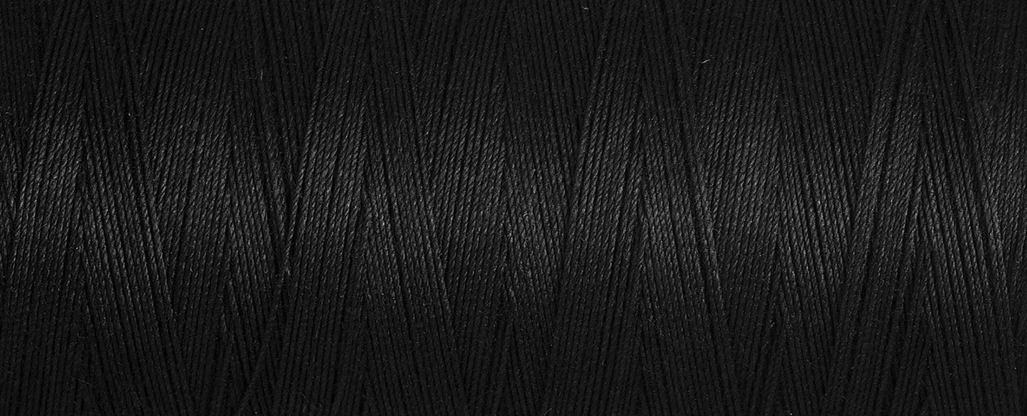 Gutermann Natural Cotton Thread: 250m - Colour 5201 Black