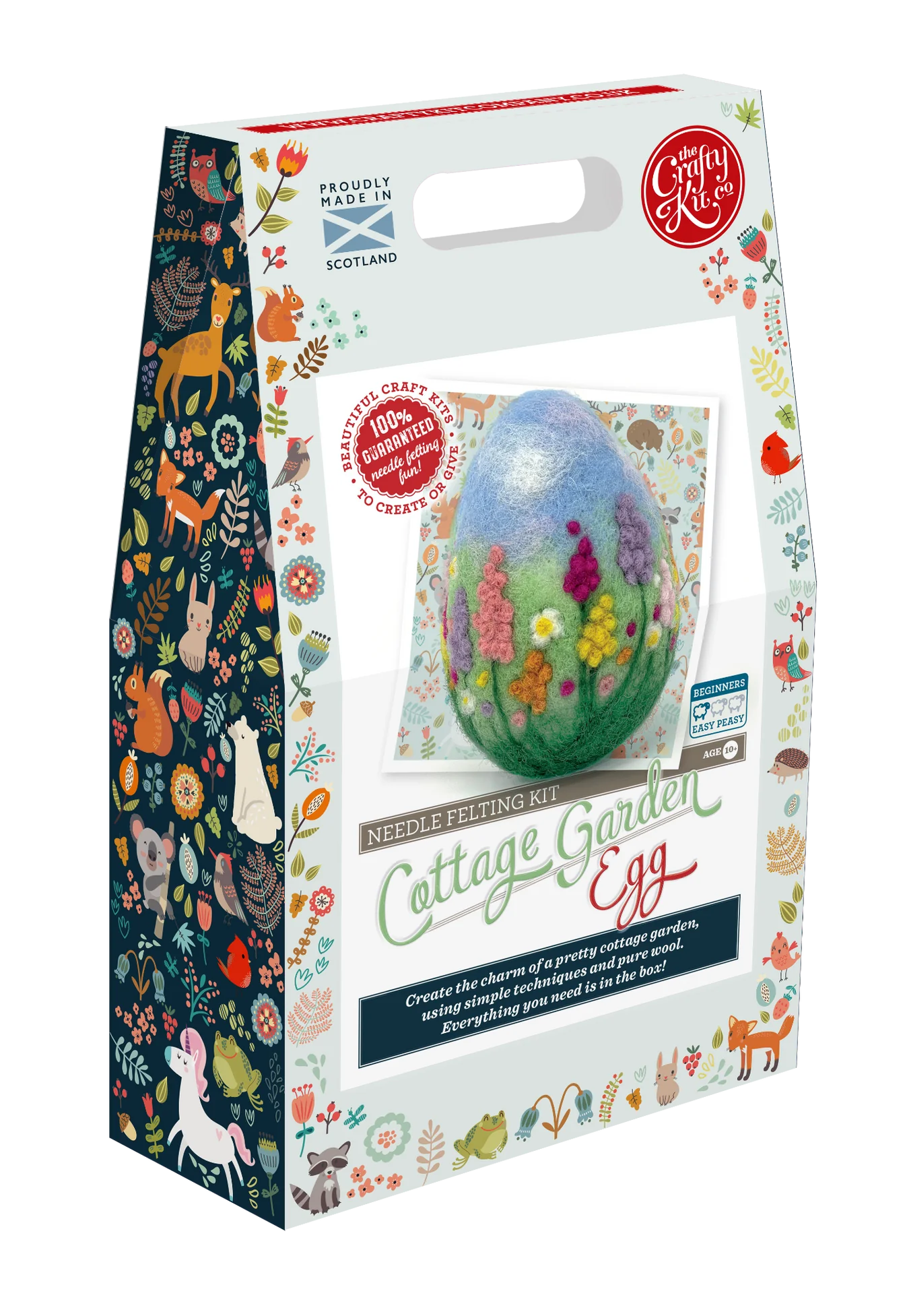 Cottage Garden Egg Needle Felting Kit