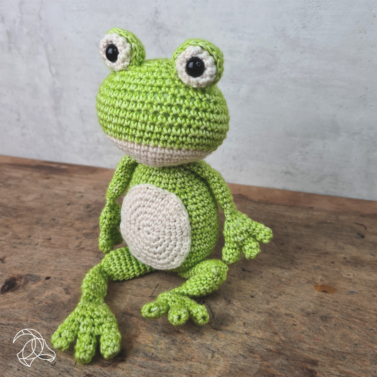 Vinny the Frog Crochet Kit from Hardicraft