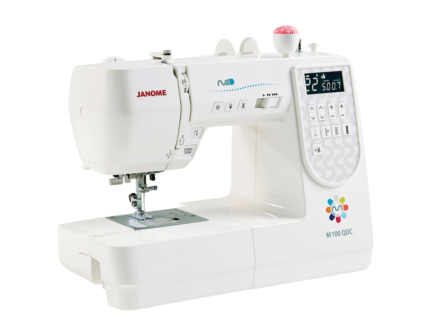 The Janome Model M100QDC Sewing Machine