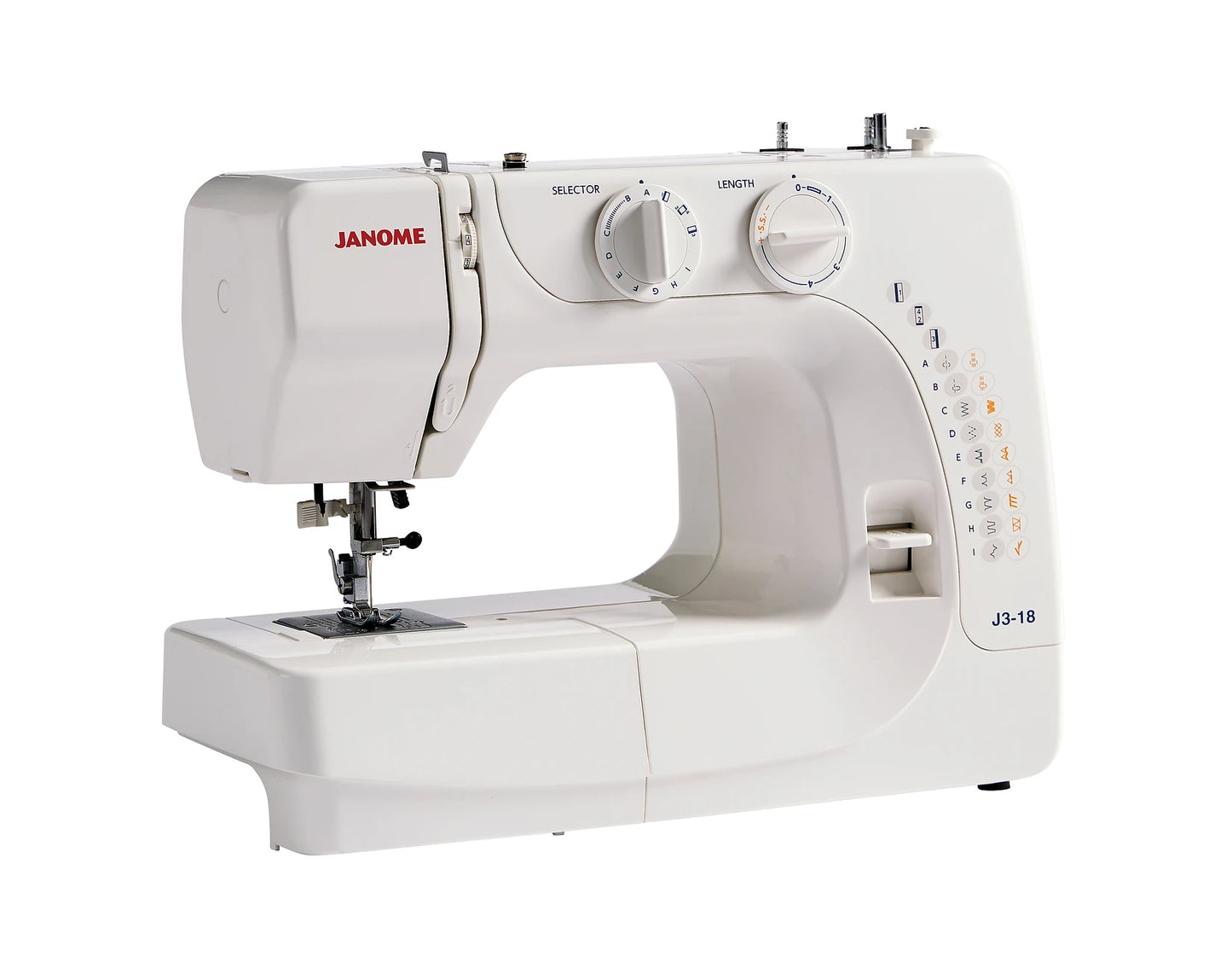 Janome Model J3-18 - Sewing Machine for New & Experienced Sewists