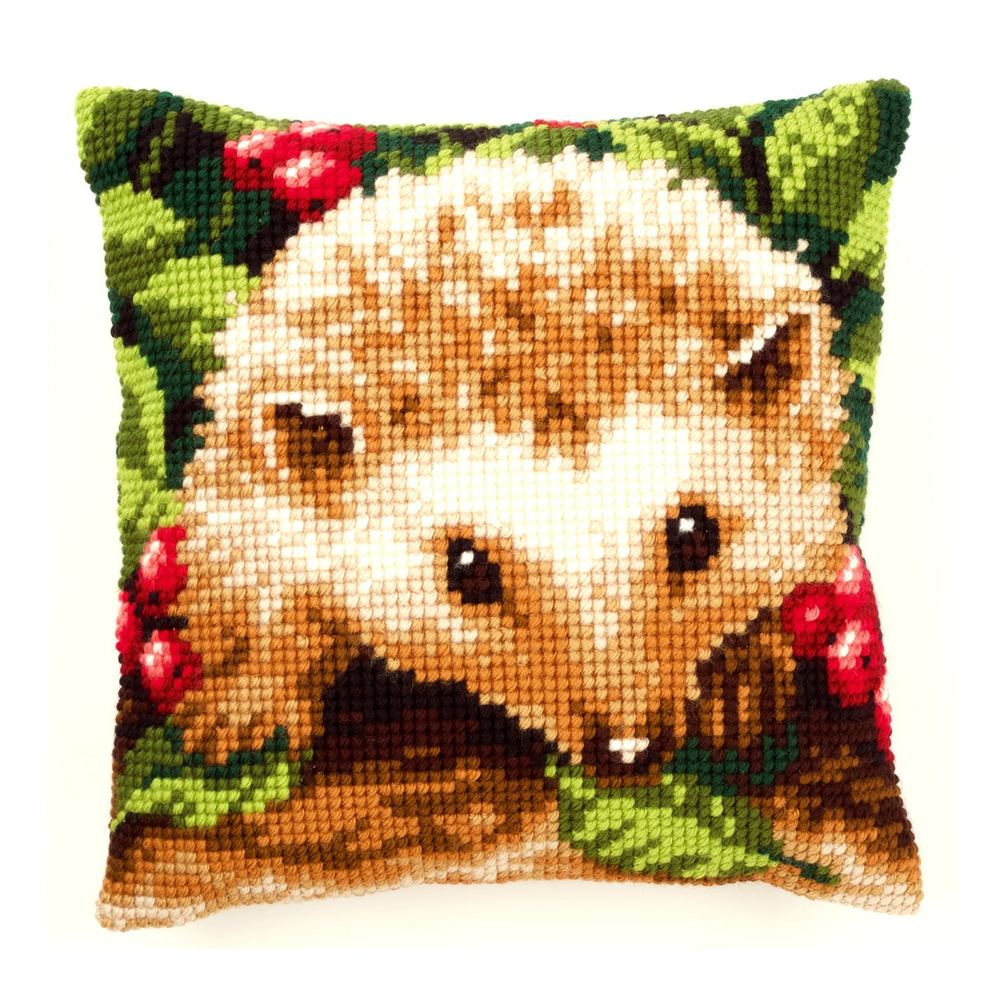 Hedgehog Large Holed Cushion Kit by Vervaco