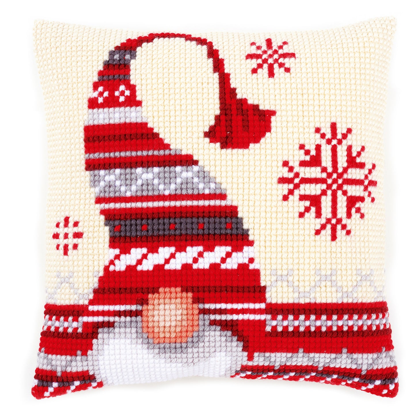 Christmas Elf Large Holed Cushion Kit by Vervaco