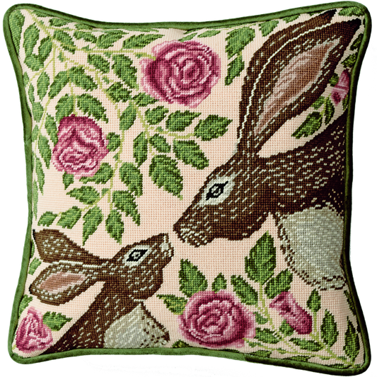 English Roses - Woollen Cushion Tapestry Kit - by Bothy Threads TAP10