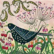 Flights of Fancy Embroidery Kit - The Blackbird