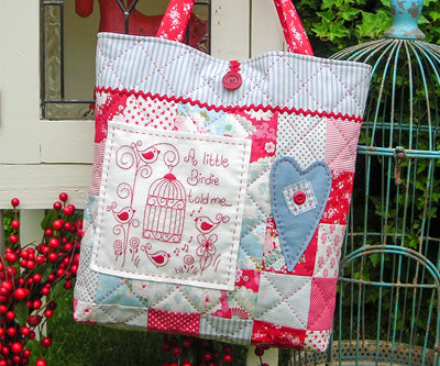 A Little Birdie Tote Bag Pattern - The Rivendale Collection **SALE**