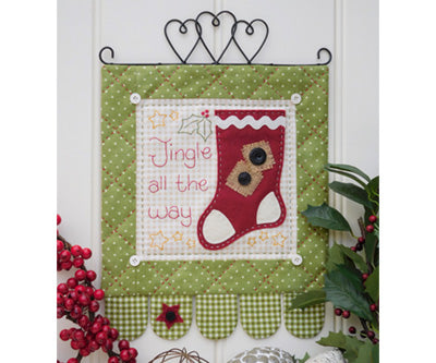 Jingle all the Way Christmas Wall Hanging Pattern - The Rivendale Collection **SALE**
